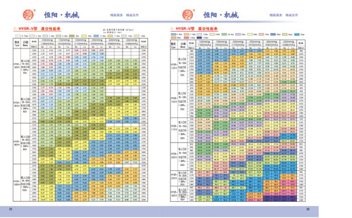HYSR-V型真空性能表